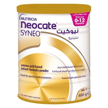 Nutricia Neocate Syneo Amino Acid Based Infant Milk Formula For 0 To 12 Months 400g