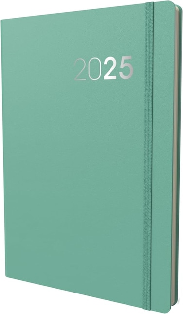 Debden Collins Legacy 2025 Planner - A5 Week To View Diary - Mint - (CL53.61-25) - Professional Weekly Planner with Soft Touch Cover