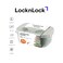 LocknLock Nestopia 3-Piece Set Airtight Containers (500ml + 920ml + 1.6L) &ndash; Leak-Proof, Microwave &amp; Freezer Safe