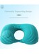 U-Shape Pillow, Soft Foldable Cervical Pillow, Inflatable Travel Pillow with Built-in Pump, Neck Support Pillow for Sleeping and Resting on Planes, Trains, Offices, Camping, Traveling