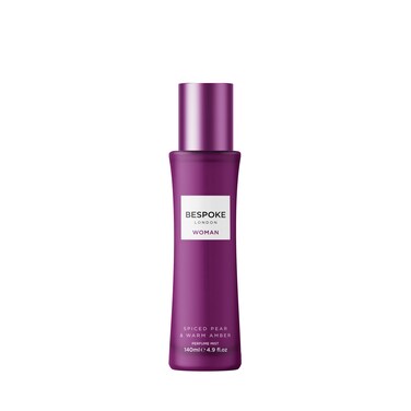 Bespoke Woman Spiced Pear &amp; Warm Amber Perfume Mist for Women   Long-Lasting Fragrance Body Mist 140ml