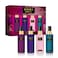 AOURA LONDON Collection Set Womens Body Mist Gift Set, with Midnight Passion, Love Rush, Pretty Woman, &amp; Paradise Bliss, Fragrance Spray Set (4x60ml)