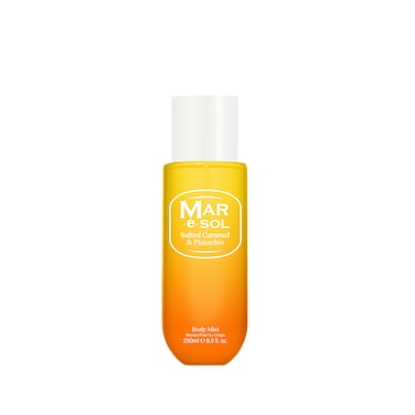 MAR.e.SOL Salted Caramel & Pistachio Body Mist for Women, 250ml – Long-Lasting Sweet Gourmand Perfume Body Spray & Scent Gift