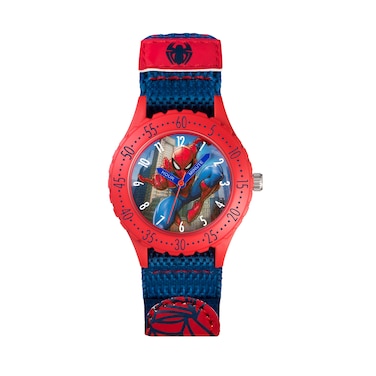 Disney Marvel Spiderman Blue Canvas Strap Watch - SPD3495ARG