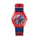Disney Marvel Spiderman Blue Canvas Strap Watch - SPD3495ARG