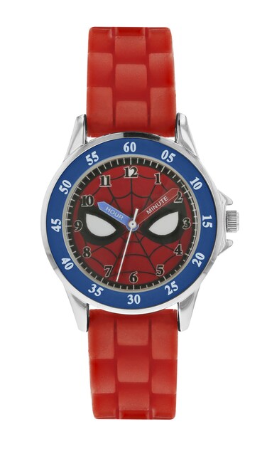 Disney Marvel Spiderman Red Silicon Strap Watch - SPD9038