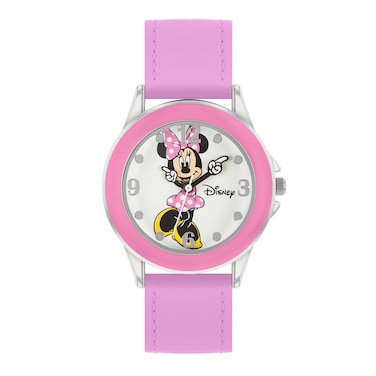 Disney Minnie Mouse Pink Silicon Strap Watch - MN1442