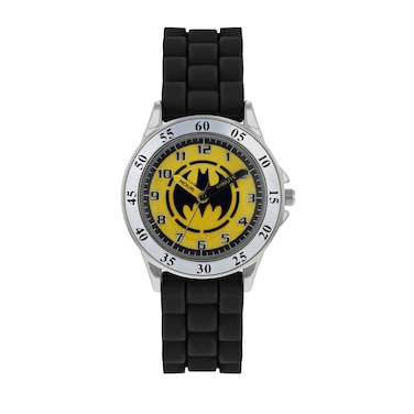 Warner Brothers Batman Black Silicon Strap Watch - BAT9522