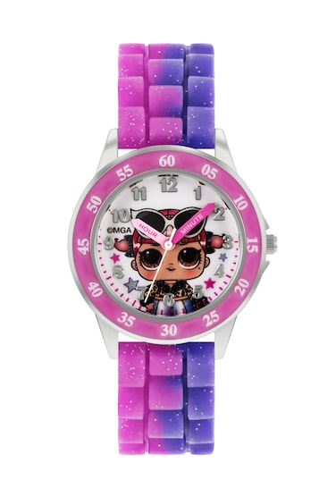 LOL Surprise Pink/ purple Silicon Strap Watch - LOL9017ARG