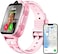 UAETECH 4G Kids Smart Watch - HD Touch Screen - IPX7 Waterproof HD - 850 mAh Long Battery - Calculator, Alarm Clock, Remote Monitor, Student Mode, Math Game, Android/IOS (PINK)