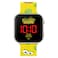 Nickelodeon SpongeBob Yellow LED Watch with Printed Character Strap
