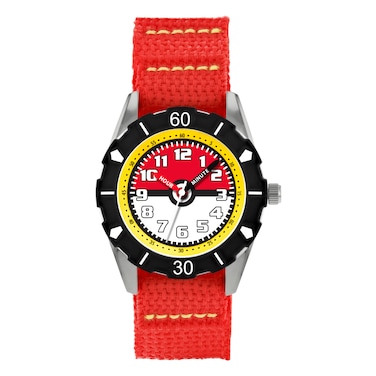 Pok&eacute;mon Canvas Rip Strap Time Teacher Watch - POK3129