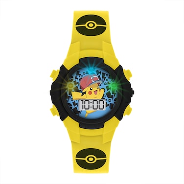 Pok&eacute;mon Character Print and Dial Digital Flashing Watch - POK4128