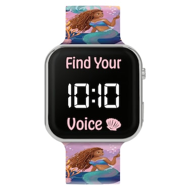 Disney The Little Mermaid Printed Strap LED Watch - LMM4036