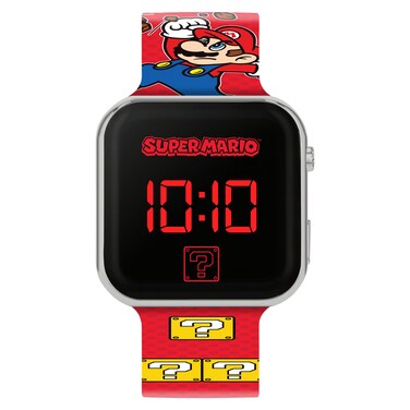 Nintento Super Mario Printed Strap LED Watch - GSM4107ARG