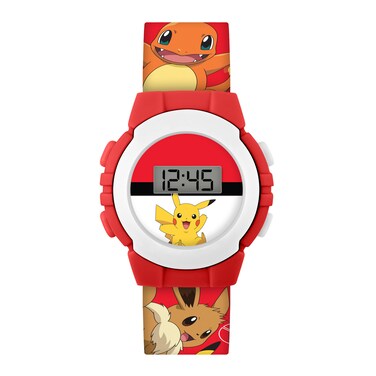 Pok&eacute;mon Red Character Print Digital Watch - POK4374