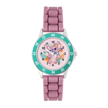 Disney Lilo and Stitch Pink Angel Time Teacher Watch - LAS9014