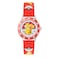 Pokemon 3D Time Teacher Red Silicone Strap Watch - POK9074