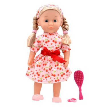 Dolls World Charlotte 14 Inch Soft Doll Sleeping Eyes Outfit And Hair Accessories From Peterkin Gift For Kids Of Age Above 18 Months