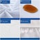 MAXQON Mattress Protector Cotton Terry Fabric 100%Waterproof, Color White, Twin Size 120x200+20cm