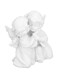 Velaurs Angel statue, good practical Lightweight synthetic resin Simple and modern white angel decoration Compact size for home party Embrace the Angel (right)