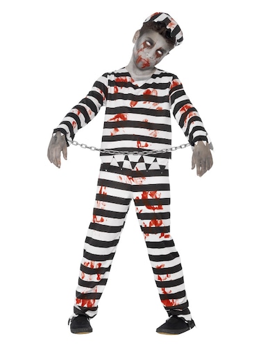 Zombie Convict Child Boy's Costume