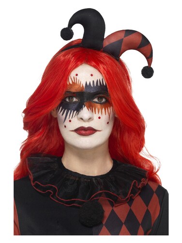 Smiffys Harlequin Make-Up Kit w/ Face Stickers