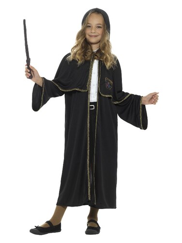 Wizard Black Cloak Child Costume