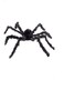 Giant Haiy Black pider With Light Up Eye