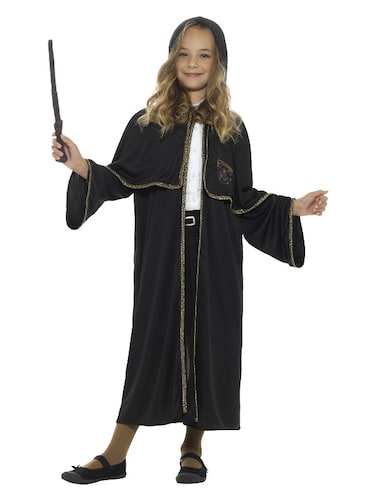 Wizard Black Cloak Child Costume