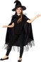 Parkly Witch Kit, Black, with Cloak &amp; Hat