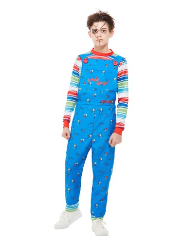 Boys Chucky Costume Blue