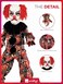 cary Clown Red Child Boy Cotume With Top, Trouer &amp; Mak