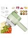Vegetable Cutter Set Gatling Vegetable Chopper Mini Wireless Food Processor Garlic Chili Onion Celery Ginger Meat Garlic Chopper with Brush
