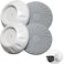 Joyzzz Baby Gate Wall Protector, 4 Pack Baby Gate Wall Accessories for Child Pressure Mounted Stair Safety Gate, Safety Gate Fixer for Protect Door, Stair, Wall Surface, Babies and Pets Safety