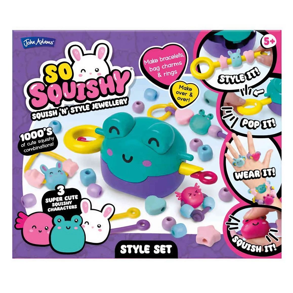 Buy So Squishy Squish 'N' Style Jewellery Style Set Online | Carrefour UAE