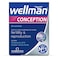 Vitabiotics Wellman Conception Supplement Tablets For Men's Fertility Support, Pack of 30's