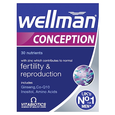 Vitabiotics Wellman Conception Tablets, 30 Tablets