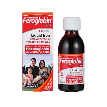 Vitabiotics Feroglobin Syrup, 200 Ml