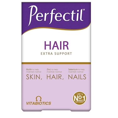 Vitabiotics Perfectil Extra Support Tablets For Hair, Skin &amp; Nails, Pack of 60's
