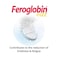 Vitabiotics Feroglobin Fizz Gentle Iron Effervescent Tablets For Energy Support, Pack of 20's