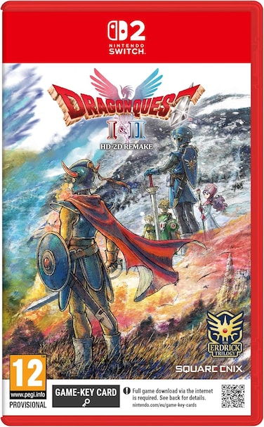 Nintendo Switch 2 Dragon Quest I &amp; II HD-2D Remake  ( Game key- Card )