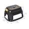 Strata Step Stool with Built-in Tool Storage Caddy, Made in UK,  Multipurpose Heavy Duty, For Home, Workshop, Garage - XW125-BLK/YEL-EX