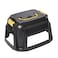 Strata Step Stool with Built-in Tool Storage Caddy, Made in UK,  Multipurpose Heavy Duty, For Home, Workshop, Garage - XW125-BLK/YEL-EX