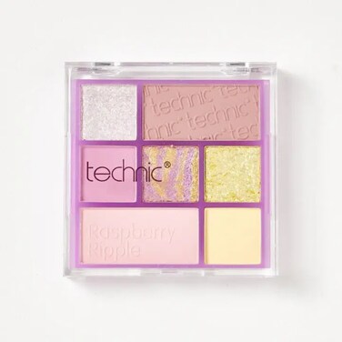 Technic 7 Pan Pressed Pigment Eyeshadow Palette - Raspberry Ripple