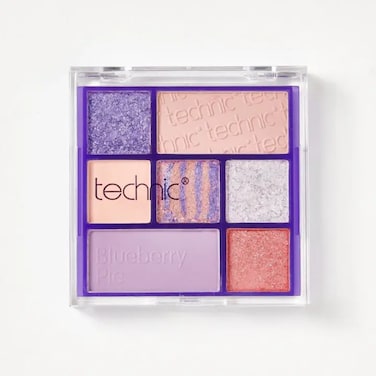 Technic 7 Pan Pressed Pigment Eyeshadow Palette - Blueberry Pie