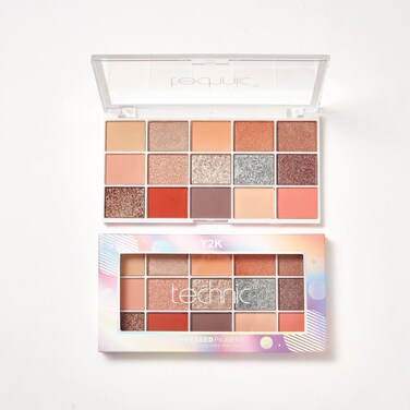 Technic 15 Shades Pressed Pigments Eyeshadow Palette- Y2K