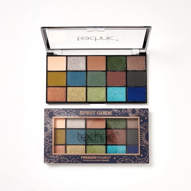 Technic 15 Shades Pressed Pigments Eyeshadow Palette- Spirit Guide