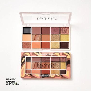 Technic 15 Shades Pressed Pigments Eyeshadow Palette- Enamoured