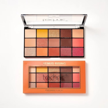 Technic 15 Shades Pressed Pigments Eyeshadow Palette- Venus Rising